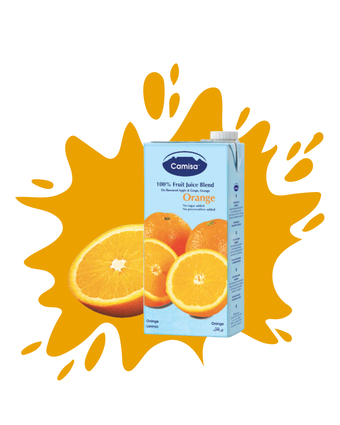 Jus d'Orange 1L CAMISA - Sans Sucre Ajouté