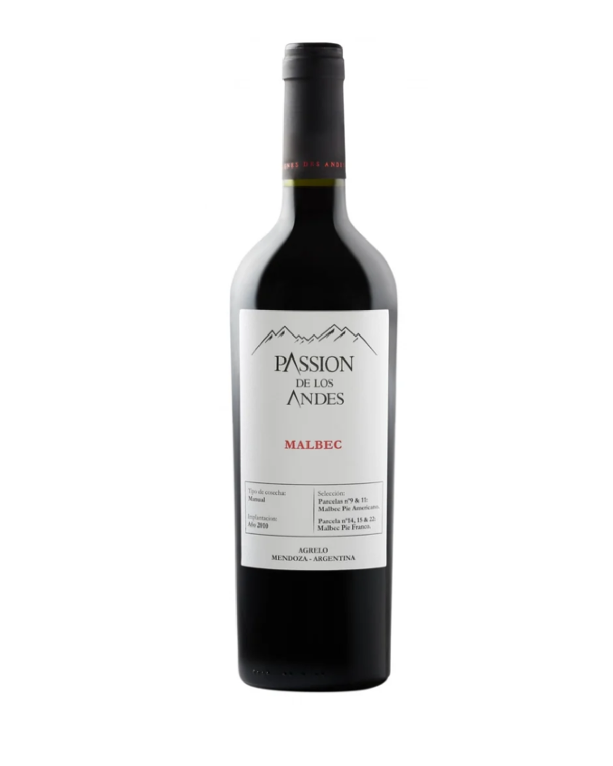 75CL PASEO DE LOS ANDES MALBEC 2021-MENDOZA ARGENTINE