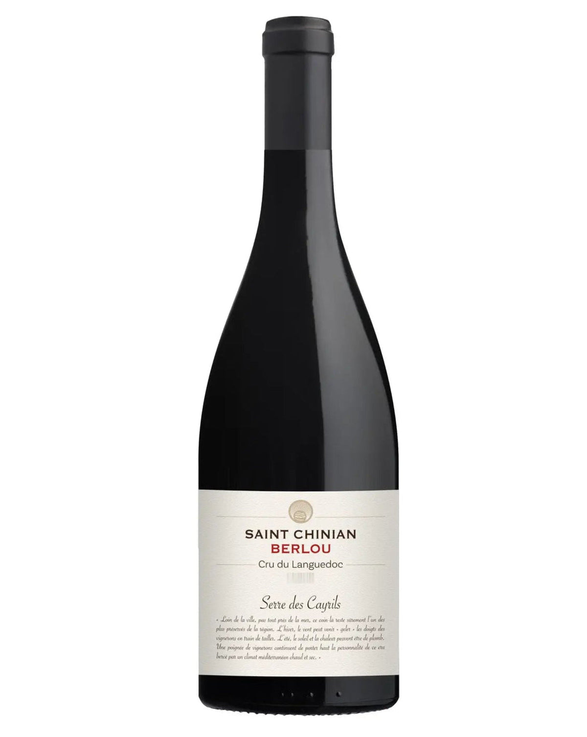 AOP Saint Chinian Berlou "Cuvée Serre des Cayrils" rouge 2023