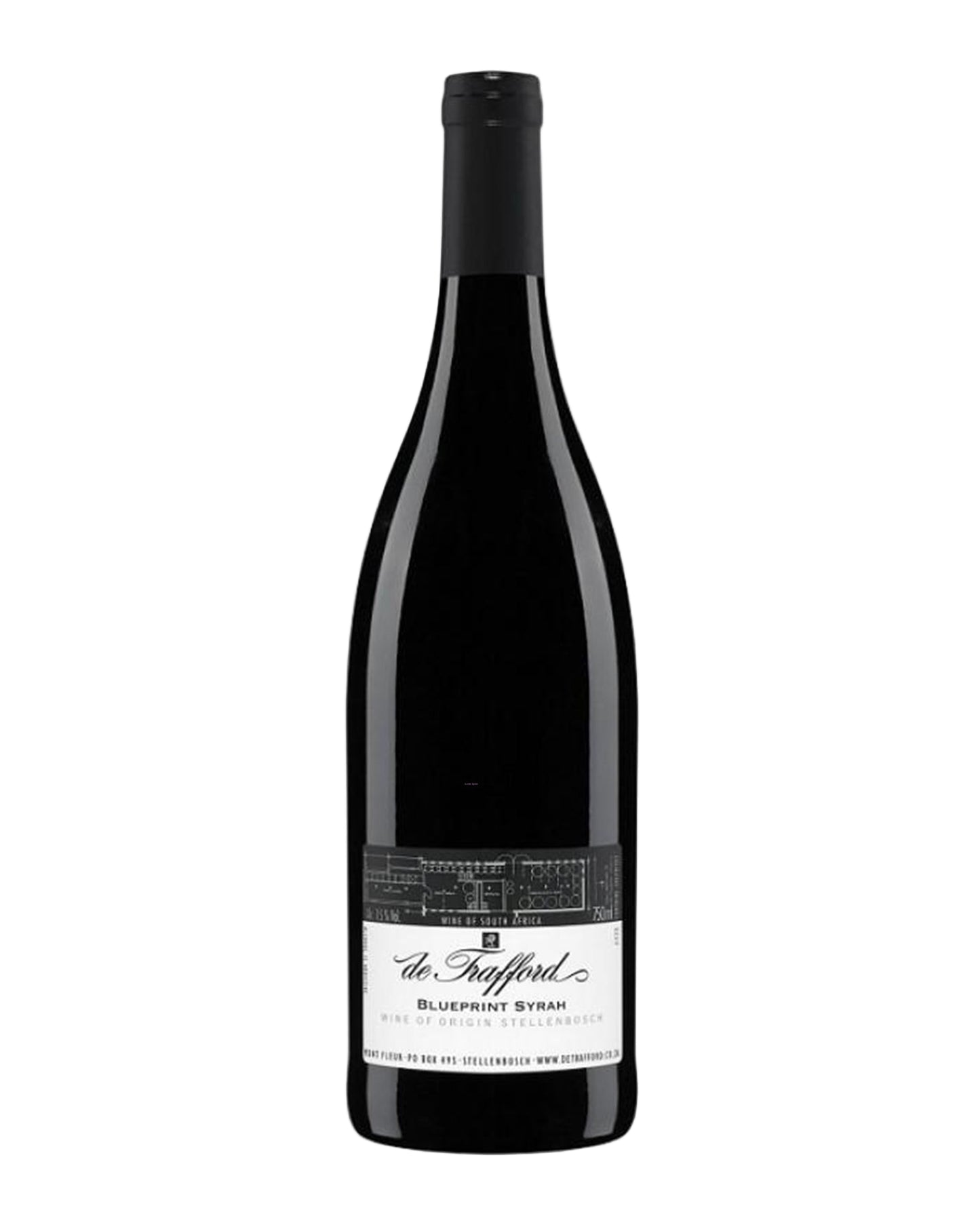 De Trafford Blueprint Syrah – Stellenbosch 2018 75cl