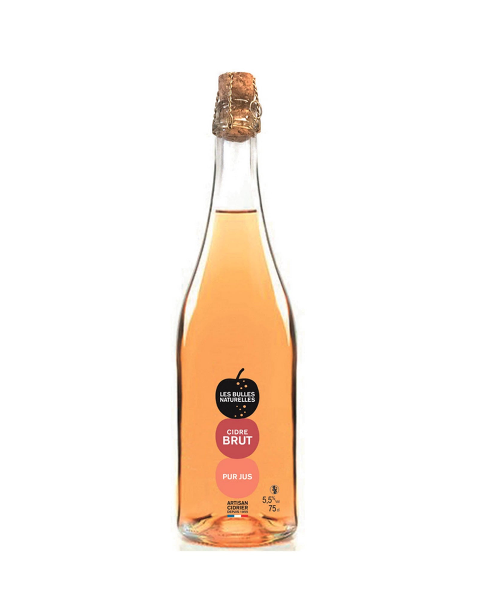 Cidre Breton brut BULLES NATURELLES 75cl