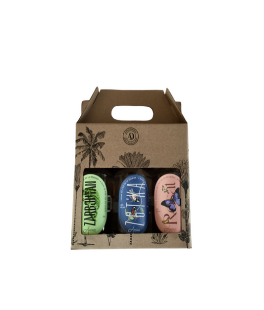 COFFRET 3 BOUTEILLES 25CL AROMES DISTILLERIE