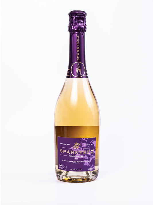 Thé pétillant Bio Sparkteez Cuvée Prémium earl Grey 0% alcool