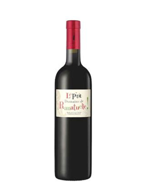 IGP Vin de Pays du var Le Ptit Ramatuelle rouge-Domaine Ramatuelle Bio