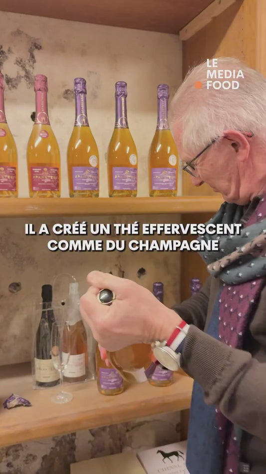 Thé pétillant Bio Sparkteez Cuvée rosé 0% alcool