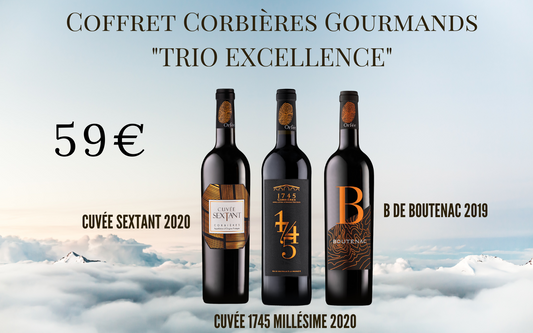 Lot de 3 Corbières rouges : L'Excellence du Languedoc
