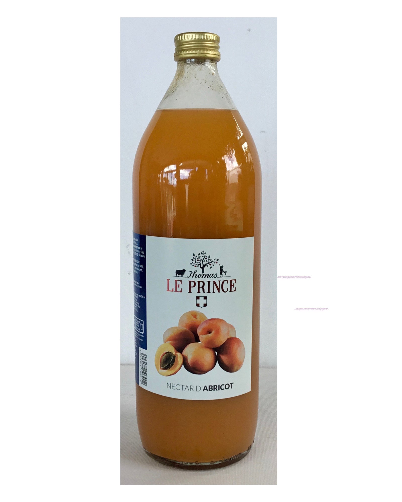Nectar d'abricot bouteille 1 litre